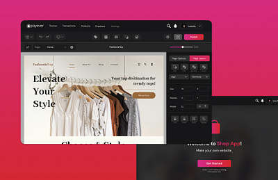 payever - Website Shop Builder ui
