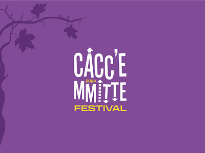 Cacc'e Mmitte Festival 2024 - Proposal branding graphic design logo visual identity