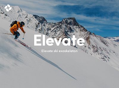 Roam Robotics – Elevate Ski Exoskeleton branding design direction responsive design robotics uiux visual design website website design