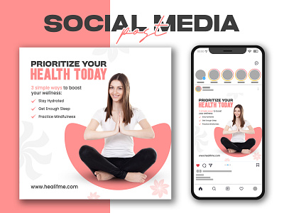 Health social media post design ads design banner banner ads branding facebook ads facebook post fb banner google ad banner graphic design health health social media post design instagram banner instagram post instagram stories post social media design social media marketing social media templates square design web design