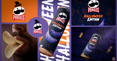 Packaging for Pringles | Design brand branding chips design graphic design halloween pringels product design