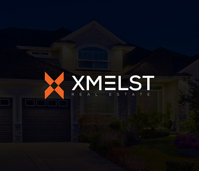 XMELST Real Estate Logo Design & Construction Brand Identity. branding building logo business logo company logo corporate logo creative logo design graphic design illustration logo logo design logo templates property logo real estate real estate brand design real estate business real estate investment real estate logo real estate logo branding reality logo