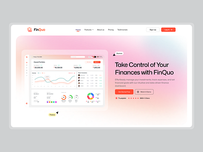 Payfinance - Finance Dashboard branding datadriven expensetracker figmadesign financedashboard financialgoals finquo fintechdesign investmentmanagement uidesign uiux