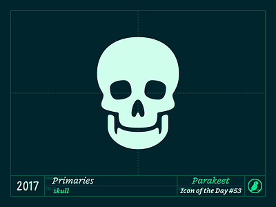 Icon of the Day #53 design halloween icon icons illustration ios skeleton skull spooky stock ui vector