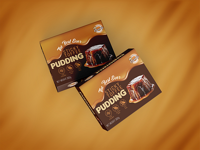 Sticky Toffee Pudding Packaging Design brand identity branding creative packaging design design inspiration food packaging graphic design illustration modern packaging design packaging design product design product packaging product packaging design pudding packaging pudding packaging design sticky toffee pudding sticky toffee pudding packaging