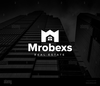 MROBEXS Real Estate Logo design & identity Design. architecture logo brand identity branding business logo company logo corporate corporate branding creative logo design graphic design illustration logo logo design logo templates mordan logo motion graphics real estate investment real estate logo real estate logo design real estate teamplate