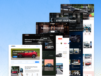 Car Ecommerce Website car car ecommerce car sell ecommerce figma landing page minimal design modern design ui ux website for cars