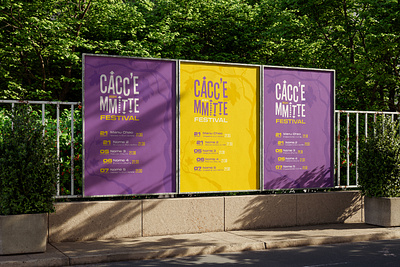 Cacc'e Mmitte Festival 2024 - Proposal design flyer graphic design poster poster design