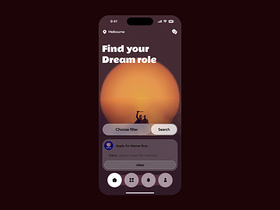 Actors castings app concept app castings design designer mobile productdesign ui ux