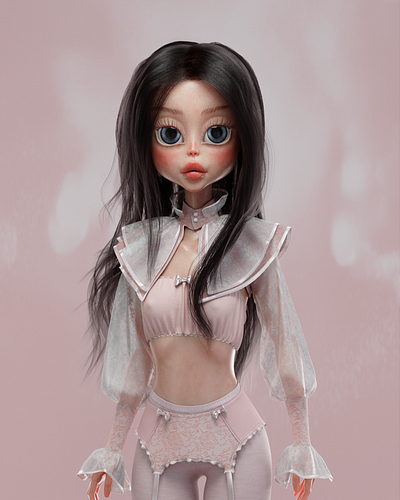 TENDER - 3D Character Design and Render 3d 3d art 3d character blender3d character art