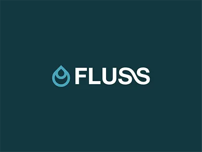 FLUSS - Logo Design & Visual Identity abstractlogo branding brandmark design entrepreneurship graphic design illustration logo logo inspiration
