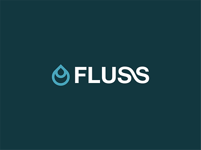 FLUSS - Designed by Ascendo™ Team Ascendo™ abstractlogo branding brandmark design entrepreneurship graphic design illustration logo logo inspiration