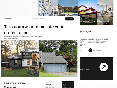 Bent-Royce- A home renovation concept designinspo dreamhome homerenovation interiordesign luxuryrenovation moderndesign renovationproject ui uidesign uiux uiuxdesign userexperience userinterface uxdesign webdesign websitedesign