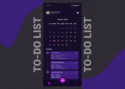 TO-DO LIST UI DESIGN app availablr brand dailyui design dribble figma inspirations list manager portfolio screen tasks todo trend