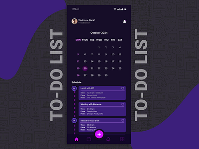 TO-DO LIST UI DESIGN app availablr brand dailyui design dribble figma inspirations list manager portfolio screen tasks todo trend