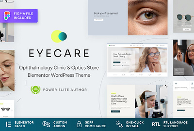 Eye Care - WordPress Theme for Optometrist & Eye Clinic clinic web design clinic wordpress theme cmsmasters health website medical web design medical website medical wordpress theme web design website design wordpress theme