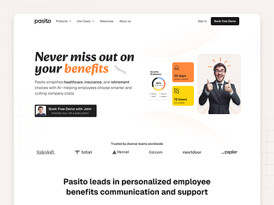 Pasito Website Redesign ai tool design framer landing landingpage madeinwebflow product design saas saas redesign saas website redesign ux ui design web web design webflow website