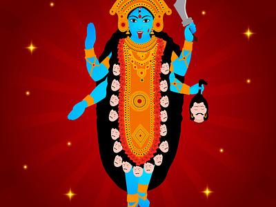 Goddess Kali Illustration kali ma