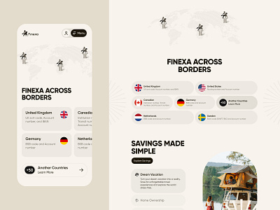 Finexa Responsive Design app design financial fintech fintech website minimal mobile responsive ui ui design ui designer uiux user interface web design webapp website