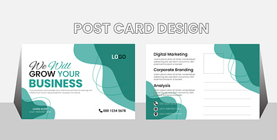 Post Card Design 3d advertising animation brand identity branding flyer graphic design illustration logo logo design marketing motion graphics post card design social media post