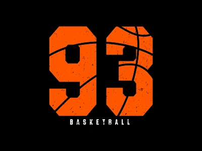 Basketball Number T-shirt Design bas basketball basketball t shirt design graphic design graphic t shirt design illustration number t shirt design tshirt vector t shirt