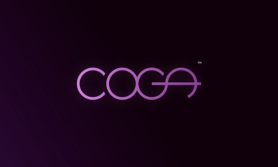 COGA™ logo design artistic logo branding circles digital elegant logo elite logo gradient graphic design logo design luxurious logo luxury logo manipulation logo minimal logo modern logo thin logo