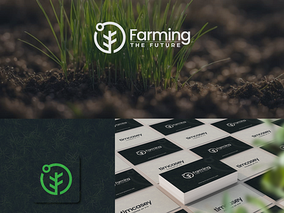 Farming Advisory Company Logo advisor logo advisory company logo branding business card dairy advisory logo design farming logo graphic design grassland grassland logo logo logo design management logo tech farming logo