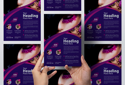 Beauty & Spa Flyer Design beauty care beauty clinic flyer beauty flyer body massage clinic cosmetic cream bath female care flyer design hair cut hair salon flyer luxury makeup skin care spa beauty flyer spa business flyer spa flyer spa poster spa promotion women beauty