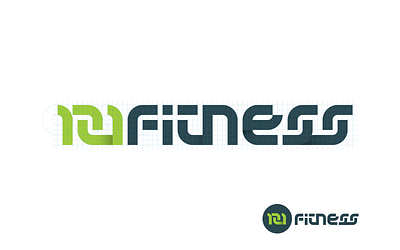 121 Fitness Logo and word mark abstract design graphic design logo mcdaid vector