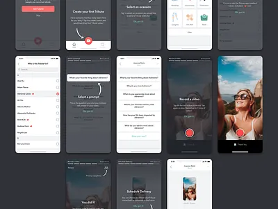 Tribute App v1.0 Onboarding