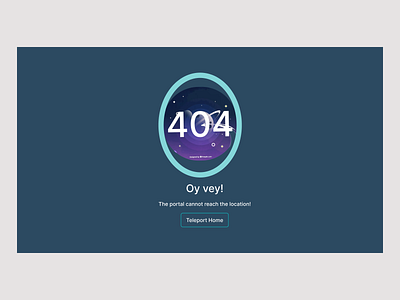 404 Page 404 page