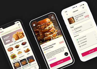 Food Delivery Mobile App desgin food delivery ui ux