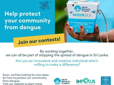 World Mosquito Program Post Design banner branding design graphic design illustration logo post design typography ui vector