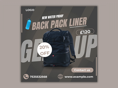 Promotional Canva Social media Post for a Outdoor gear brand branding graphic design instagram canva template instagram carousel instagram carousel templates