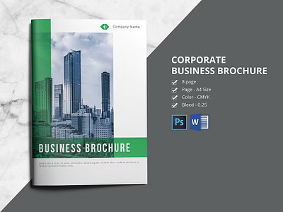 Corporate Brochure Template agency agreement business business brochure business brochure template company brochure contract corporate corporate brochure corporate brochure template creative identity invoice minimal modern ms word photoshop template porposal professional project