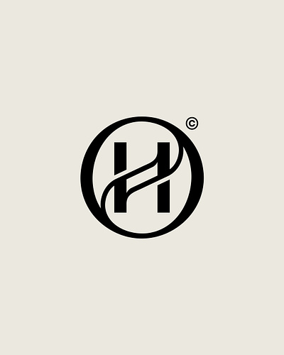 O+H Monogram Logo brandidentity branding design graphic design logo monogram typography