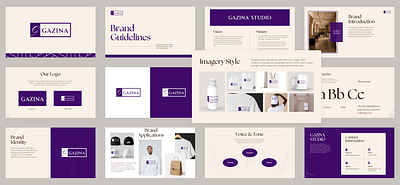 Gazina Brand Design apparel branding brand colors brand identity brand inspiration branding clothing brand design graphic design luxury apparel luxury branding versatile fashion visual identity