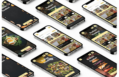 Ambrosia Grocery Shopping - Mobile App | E-Commerce | UX/UI ambrosia food app graphic design grocery app mobile app mockups shopping app user experience design user interface design ux ui