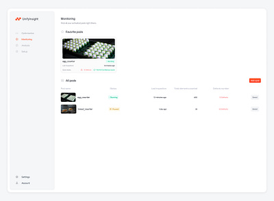 🏳️ UnifyInsight - ERP Management - Pods section ai app badges branding button colors crypto design detection illustration list logo product design sidebar tags titles ui ux