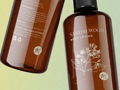 Marigold Bottles bottles branding labels product design