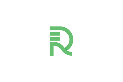 letter FR logo logowordmark