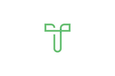 letter t link logo logowordmark