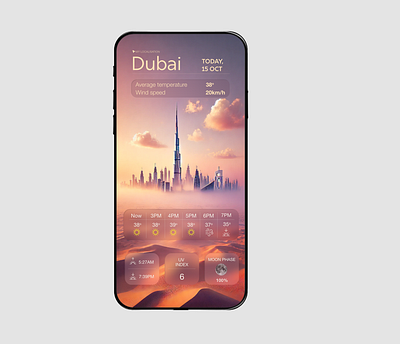 Daily UI challenge #037 - Weather App Design adobe xd daily ui challenge dailyui graphic design mobile mobile app design ui weather app