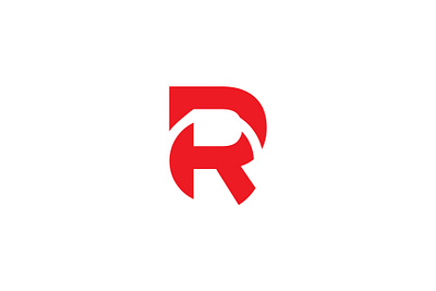 letter R logo logowordmark