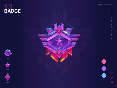 Military Badge adobe aftereffects animation badges branding design flat game graphic design icon illustration logo lottie minimal motion graphics ui