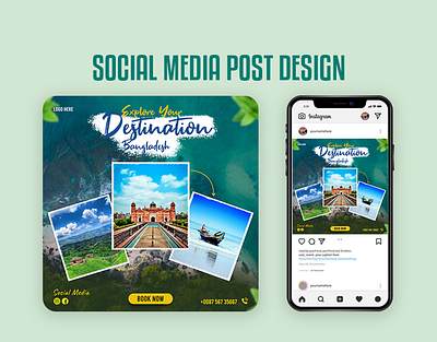 Social Media Post ( Travel) adobephotoshop graphic design social socialmedia socialmediapost socialmediapostdesign travel travelpost travelpostdesign