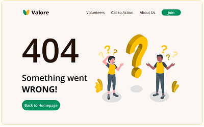 404- Error page design product design ui ux