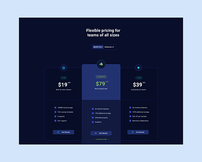 Pricing design product design ui ux