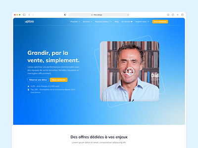 Uptoo Landing Page landing page landingpage ui ux web design webdesign