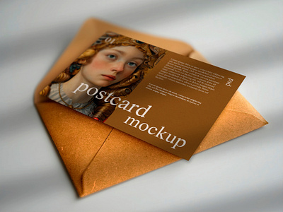 Postcard Mockup download file kriollodesign mockup postcard psd template